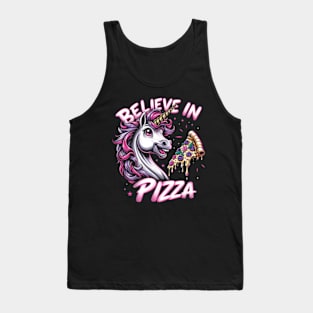 Believe in Pizza - Unicorn Tank Top